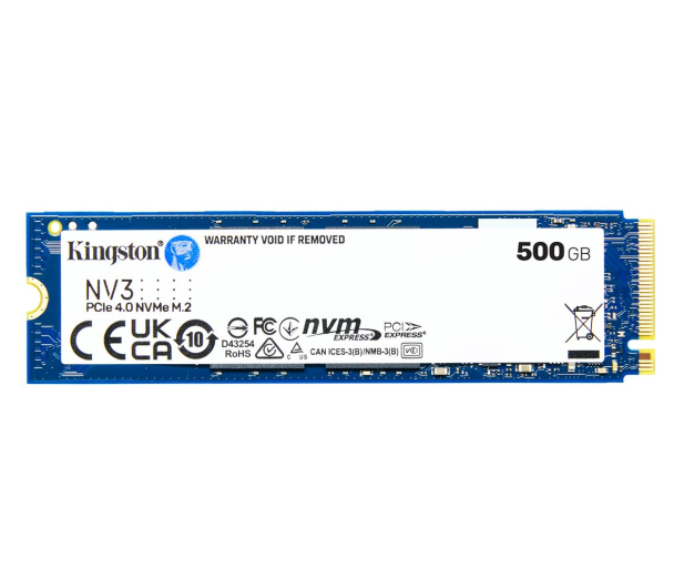 Kingston 500GB M.2 PCIe Gen4 NVMe NV3 - 1273425 - zdjęcie